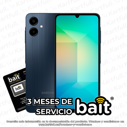 Imagen de Samsung A06 4Gb Ram 128Gb Negro Importado