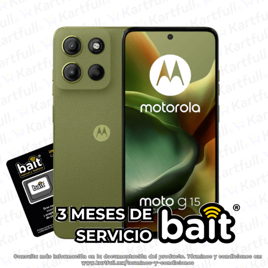 Imagen de Motorola G15 Verde 4GB Ram 128GB Dual Sim Importado