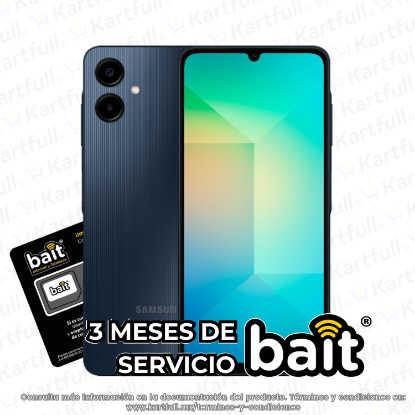 Imagen de Samsung A06 4Gb Ram 128Gb Negro Mx