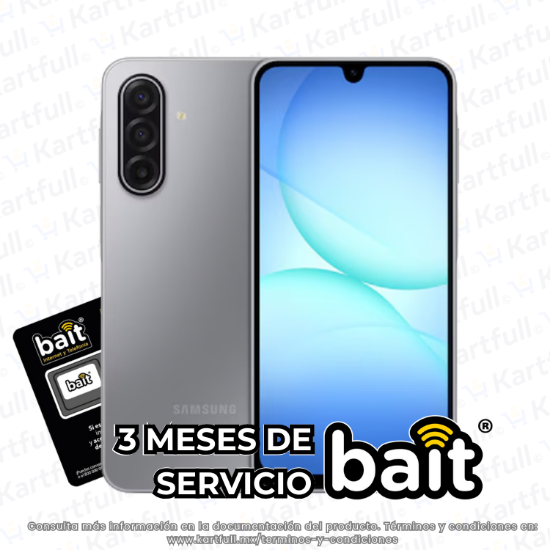 Imagen de SAMSUNG A17 4G 4+128GB GRIS MX