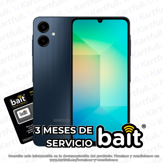 Imagen de Samsung A06 4Gb Ram 64Gb Negro Importado